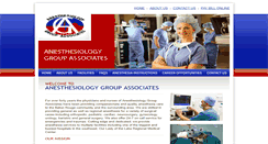 Desktop Screenshot of anesthesiologygroupassociates.com